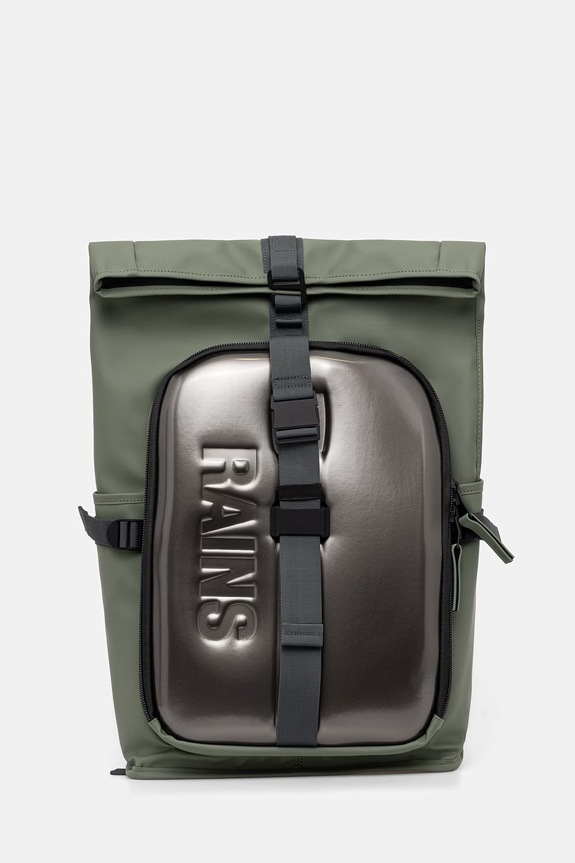 Rains plecak 13430 Texel Moulded Backpack W3 mieści A4 zielony 13430.145