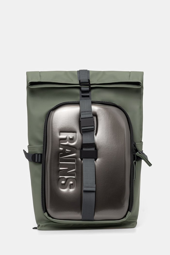 Rains plecak 13430 Texel Moulded Backpack W3 mieści A4 zielony 13430.145