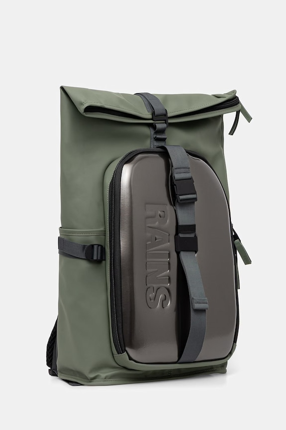 Rains plecak 13430 Texel Moulded Backpack W3 13430.145 zielony SS26