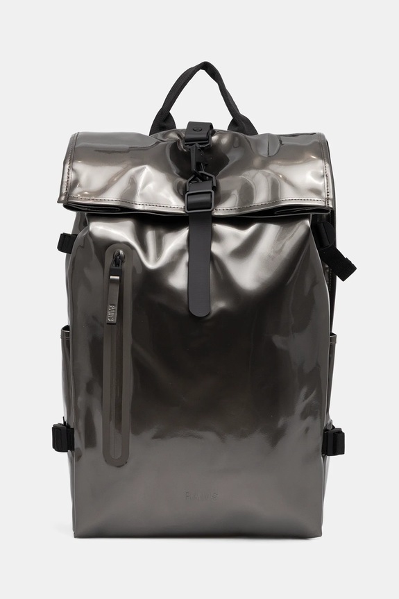 Ruksak Rains 14590 Rolltop Rucksack Large W3 jednofarebný strieborná 14590.150