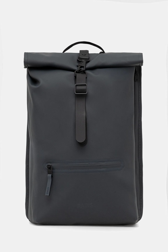 Ruksak Rains 13320 Rolltop Rucksack W3 jednofarebný sivá 13320.153