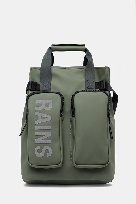 Ruksak Rains 14240 Texel Tote Backpack W3 jednofarebný zelená 14240.145