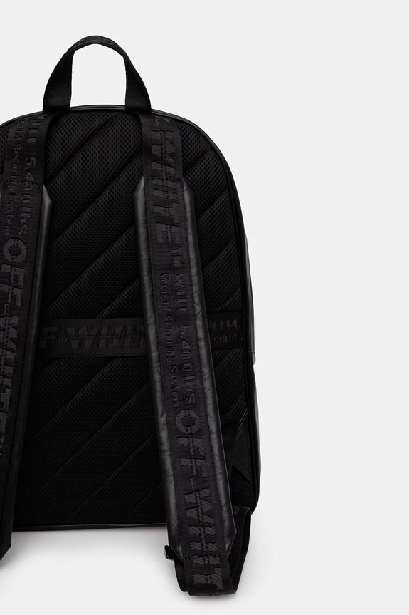 Аксесоари Off-White Heritage раница от кожа OMNB126S26LEA001 черен