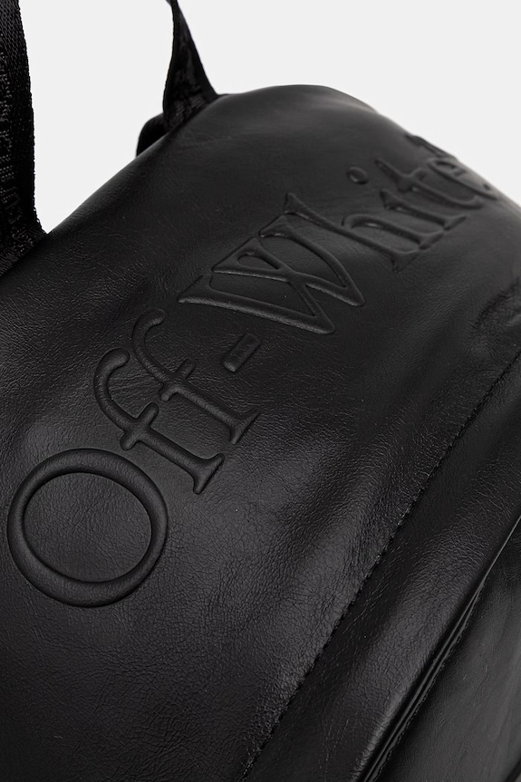 Off-White Heritage раница от кожа черен OMNB126S26LEA001