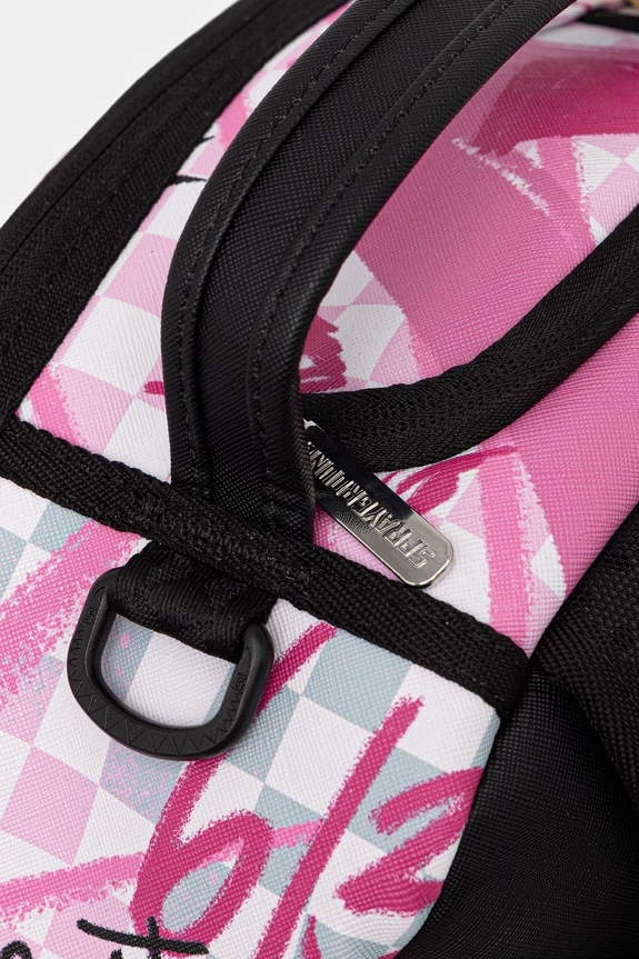 Sprayground ghiozdan pentru femei, cu imitație de piele întoarsă roz 910B8672NSZ