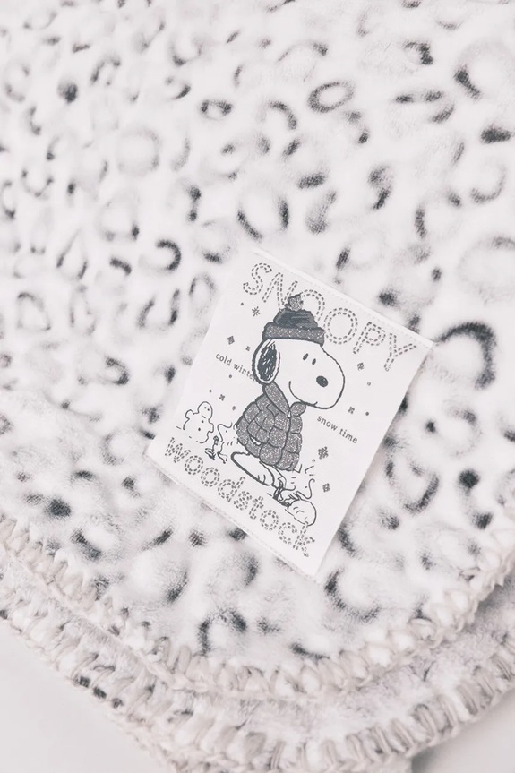 Nappali és hálószoba women'secret pléd SNOOPY 1372566 szürke