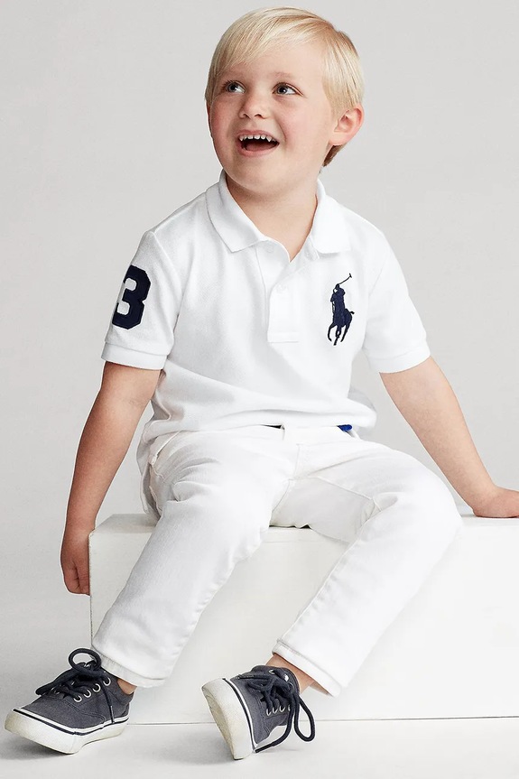 Παιδικά βαμβακερά μπλουζάκια πόλο Polo Ralph Lauren 322670257006