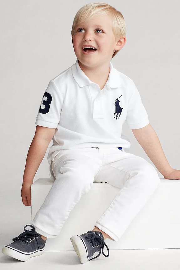 Παιδικά βαμβακερά μπλουζάκια πόλο Polo Ralph Lauren 322670257006