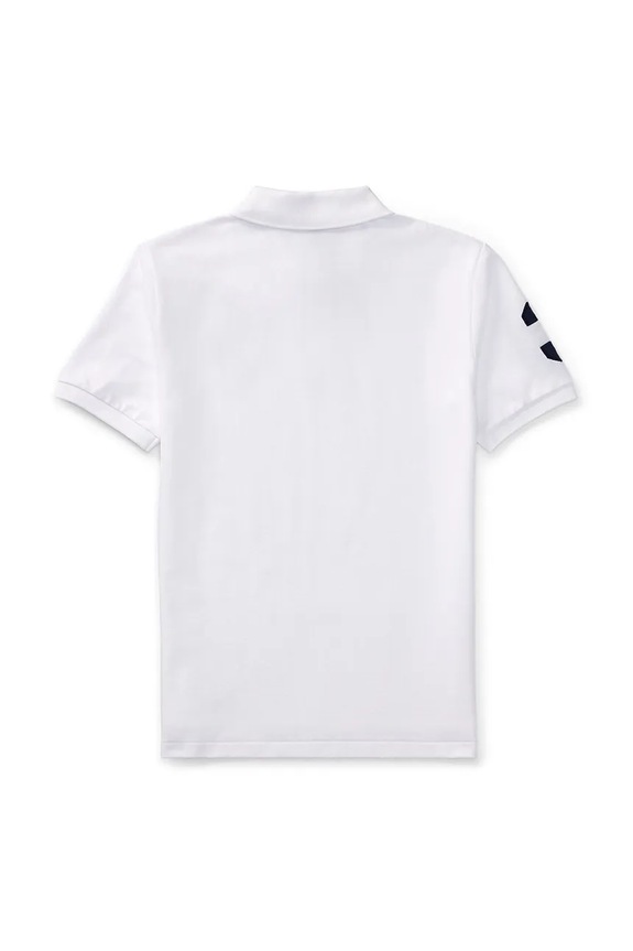 Момче Детска памучна тениска с яка Polo Ralph Lauren 323670257006 бял