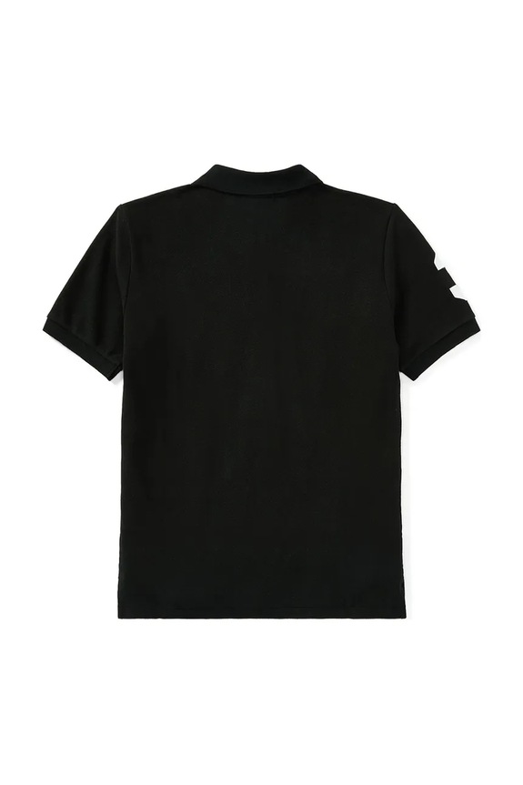 Παιδικά βαμβακερά μπλουζάκια πόλο Polo Ralph Lauren 323670257015 μαύρο SS26