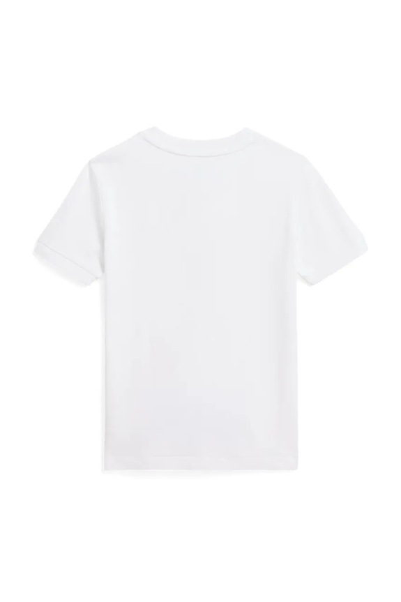 Παιδικά βαμβακερά μπλουζάκια πόλο Polo Ralph Lauren 322925323005 λευκό SS26