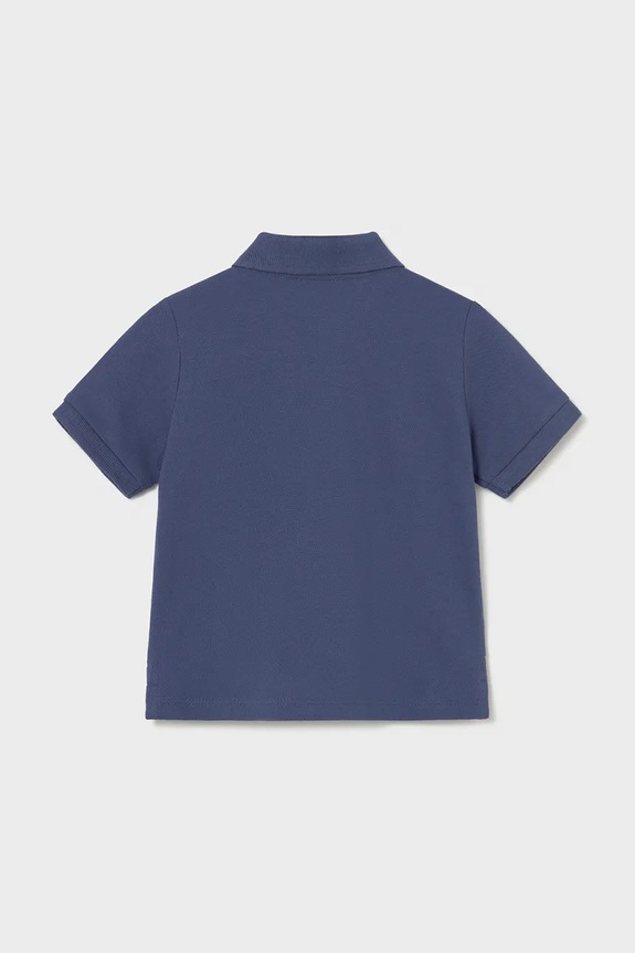 Mayoral tricouri polo din bumbac pentru copii 102.3E.Baby.PPY2 bleumarin SS26