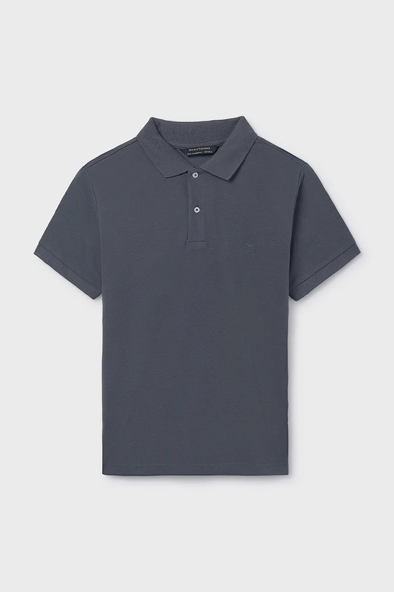 Mayoral tricouri polo din bumbac pentru copii fixat gri 890.7F.Junior.PPY2