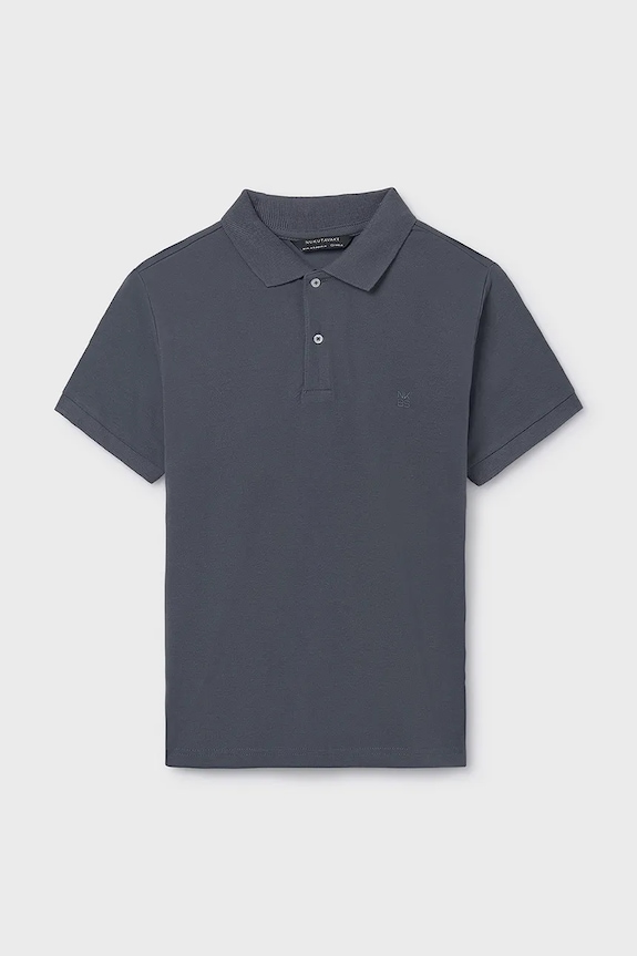 Mayoral tricouri polo din bumbac pentru copii fixat gri 890.7F.Junior.PPY2