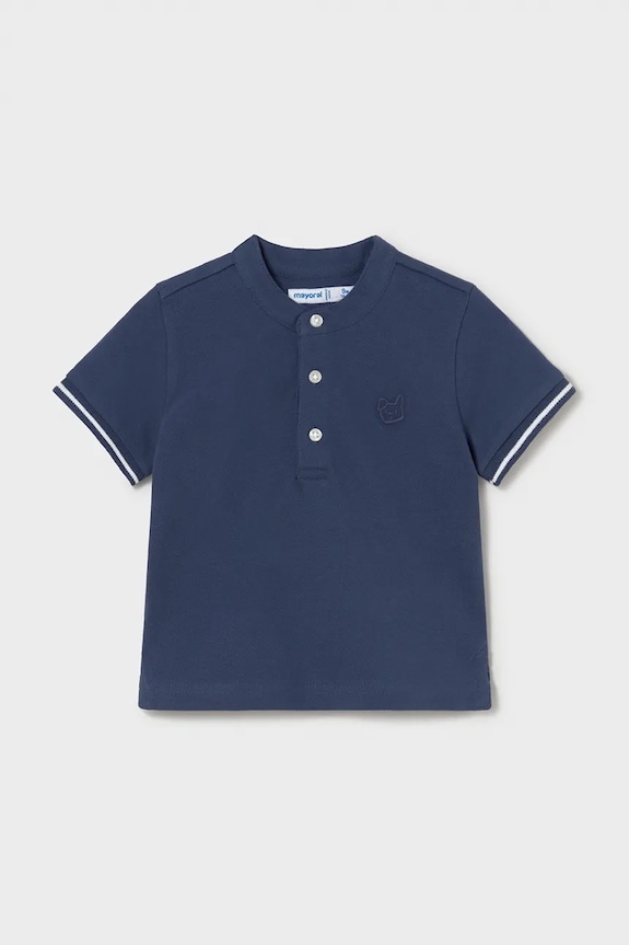 Detské polo tričko Mayoral s elastanom tmavomodrá 1106.3A.Baby.PPY2