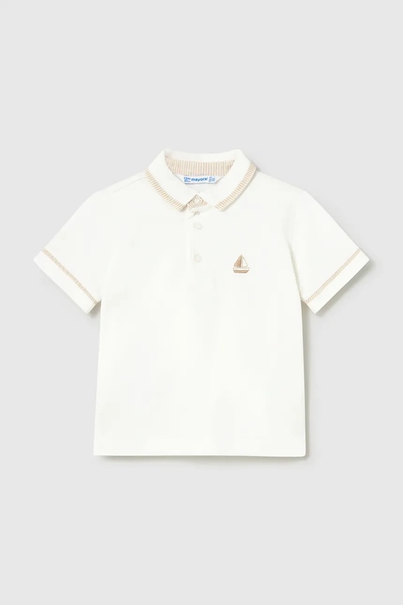 Дитяче поло Mayoral аплікація бежевий 1107.3B.Baby.PPY2