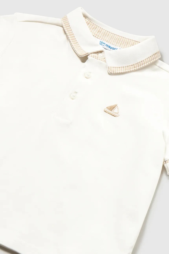 Хлопчик Дитяче поло Mayoral 1107.3B.Baby.PPY2 бежевий