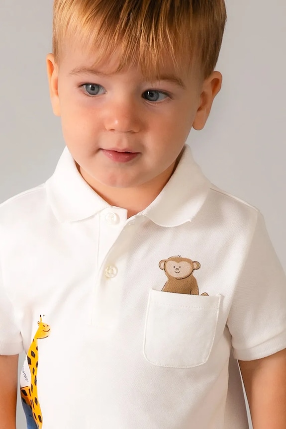 Mayoral polo dziecięce 1108.3C.Baby.PPY2 biały