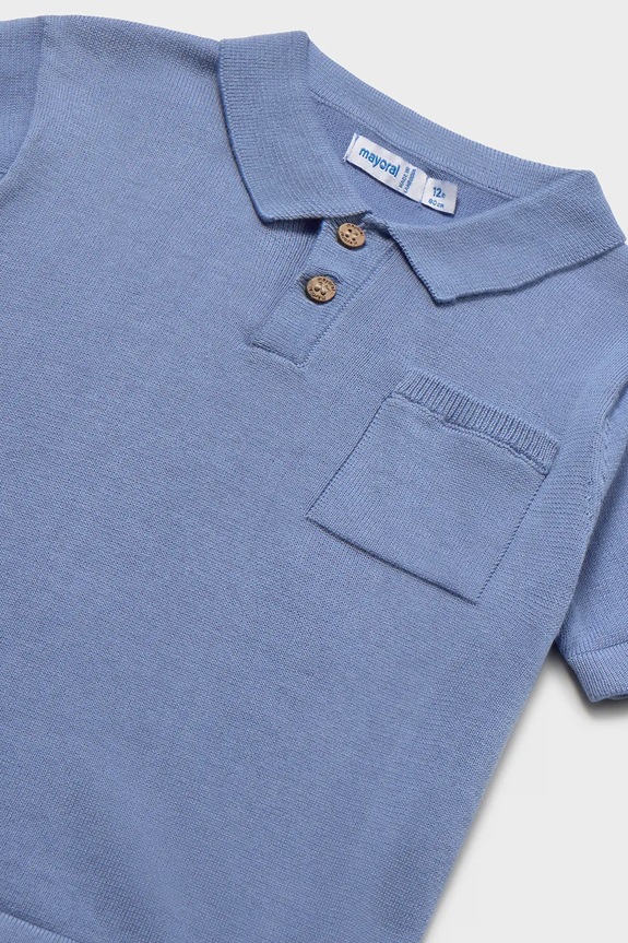 Băieți Mayoral tricou polo copii 1109.3C.Baby.PPY2 albastru