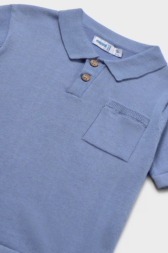 Băieți Mayoral tricou polo copii 1109.3C.Baby.PPY2 albastru