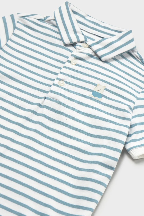 Мальчик Детское хлопковое поло Mayoral 1110.3F.Baby.PPY2 белый