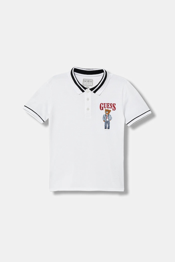 Guess pamut póló pamut fehér L6RP01.KBV51.PPY2