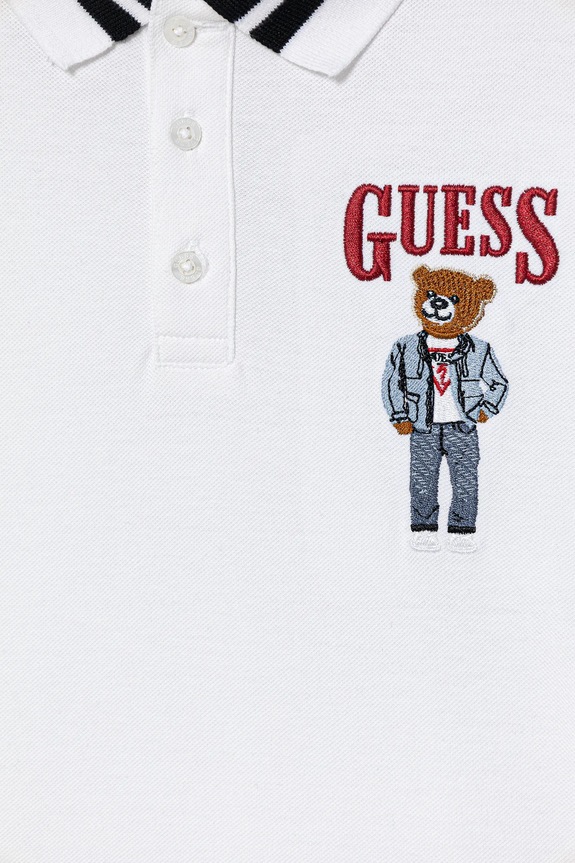 Dječaci Pamučna polo majica Guess L6RP01.KBV51.PPY2 bijela