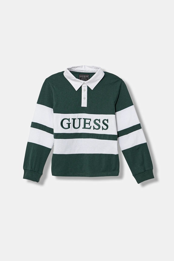 Pamučna polo majica Guess Planet friendly zelena L6RP04.KCNQ4.PPY2