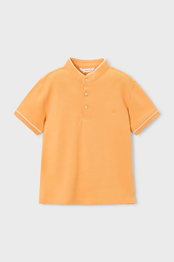 Dětské polo tričko Mayoral 3102.5B.Mini.PPY2 oranžová SS26
