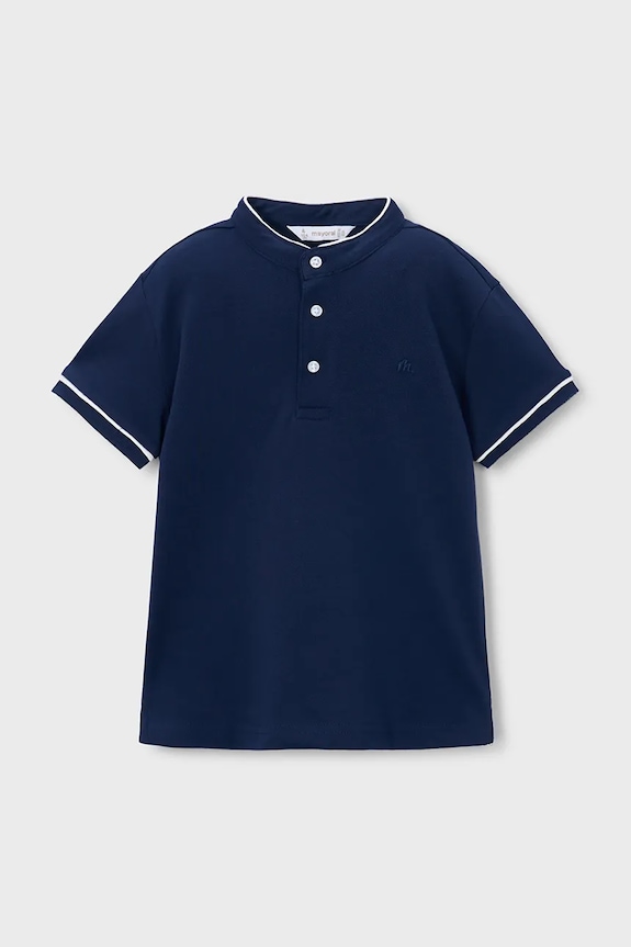 Dětské polo tričko Mayoral s elastanem námořnická modř 3102.5B.Mini.PPY2