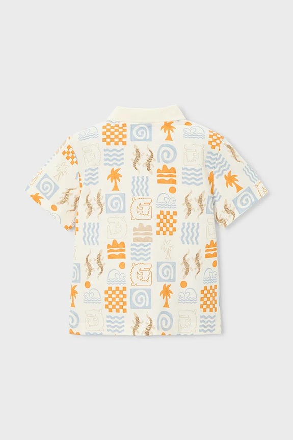 Dječaci Pamučna polo majica Mayoral 3104.5C.Mini.PPY2 bijela
