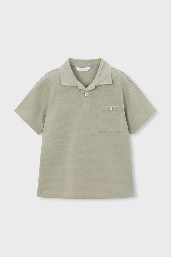 Mayoral polo bawełniane dziecięce bawełna zielony 3105.5C.Mini.PPY2