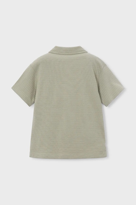Mayoral polo bawełniane dziecięce 3105.5C.Mini.PPY2 zielony SS26