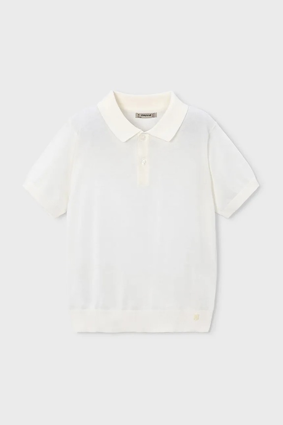 Mayoral polo dziecięce wzorzyste beżowy 3106.5C.Mini.PPY2