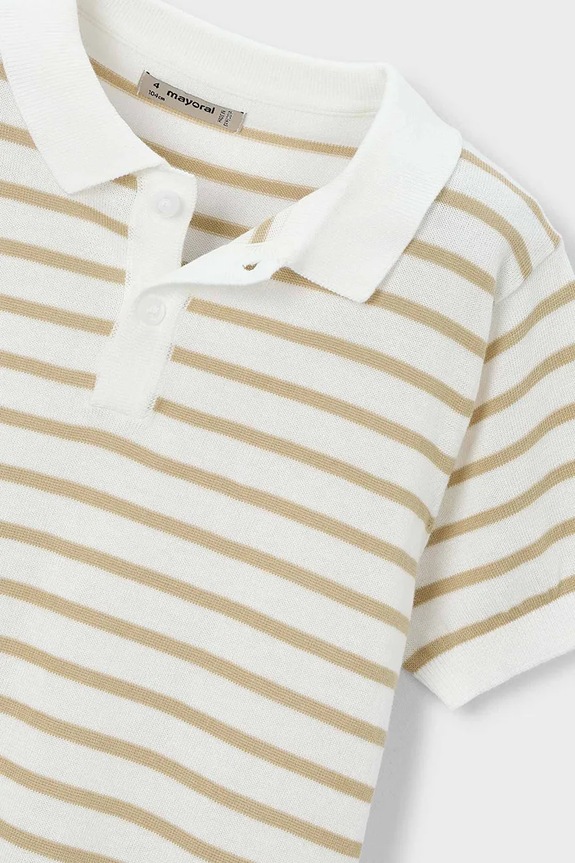 Dječja polo majica Mayoral bež 3106.5C.Mini.PPY2