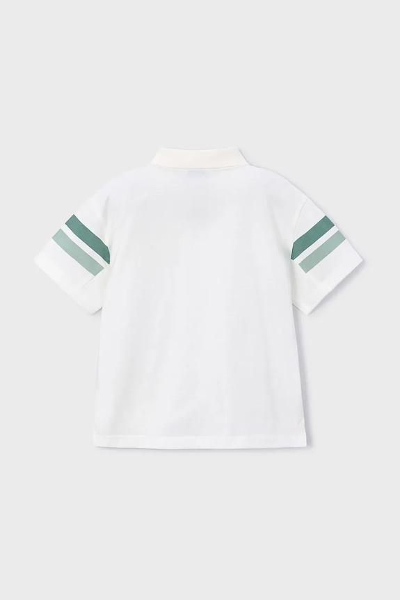 Dětské polo tričko Mayoral 3107.5E.Mini.PPY2 bílá SS26