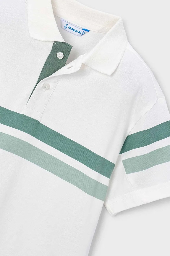 CHLAPEC Dětské polo tričko Mayoral 3107.5E.Mini.PPY2 bílá