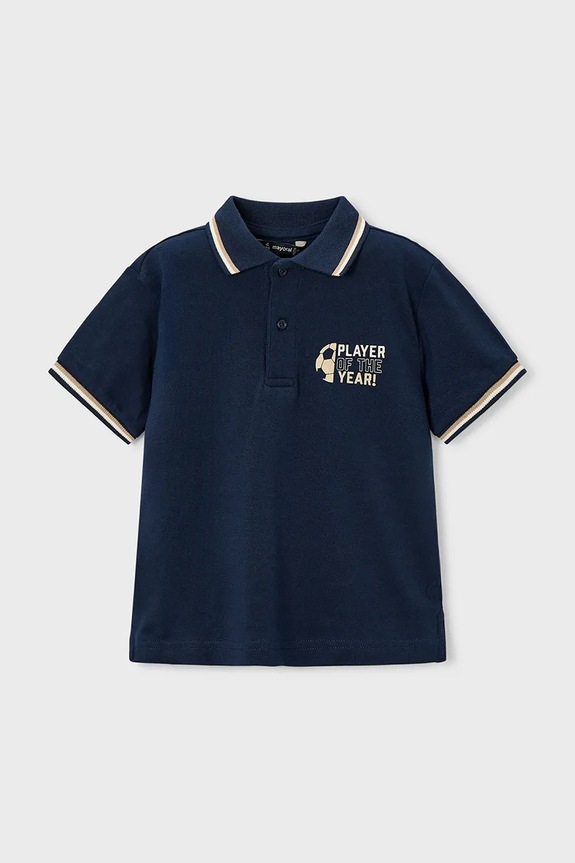 Dětské polo tričko Mayoral 3108.5G.Mini.PPY2 modrá SS26