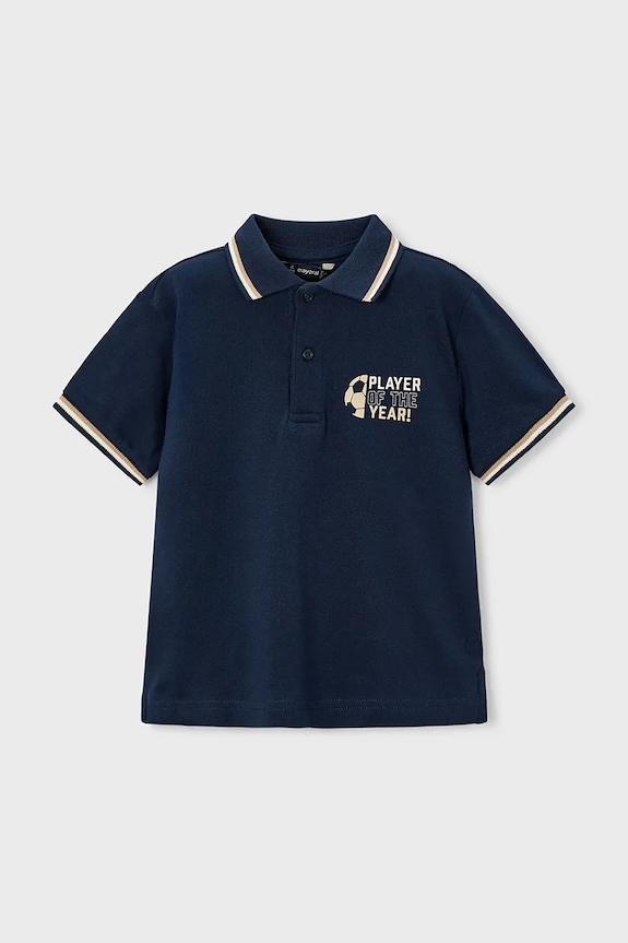 Dětské polo tričko Mayoral 3108.5G.Mini.PPY2 modrá SS26