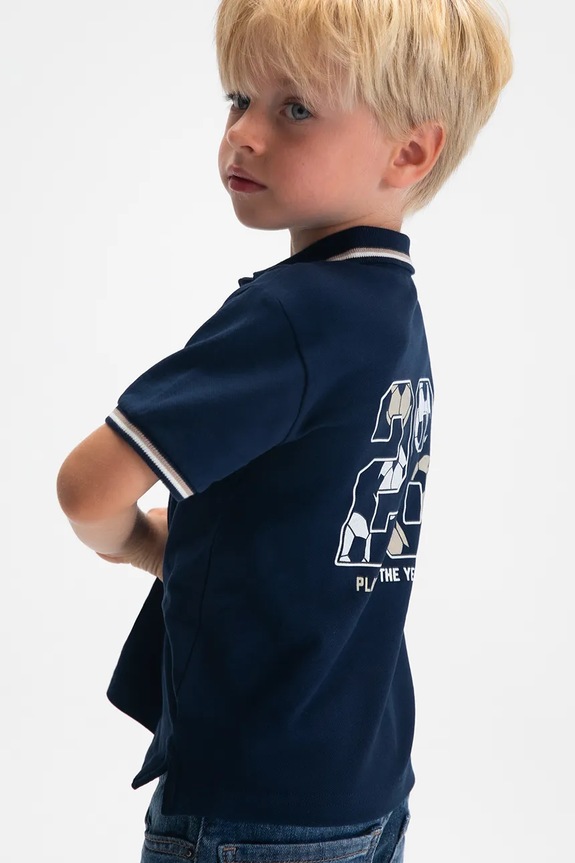 Dětské polo tričko Mayoral 3108.5G.Mini.PPY2 modrá