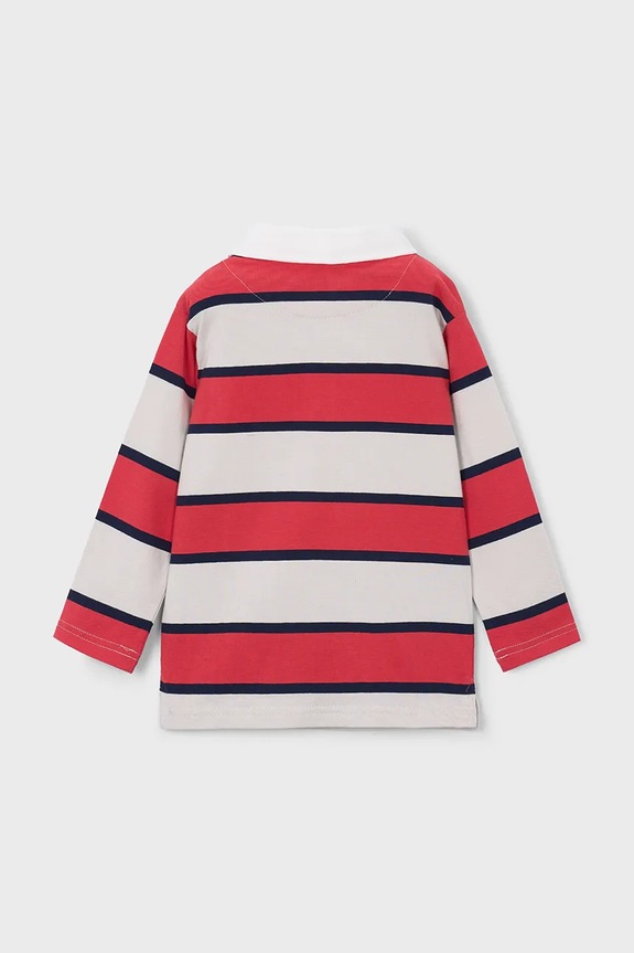 Băieți Mayoral longsleeve din bumbac pentru copii 3111.5E.Mini.PPY2 bej