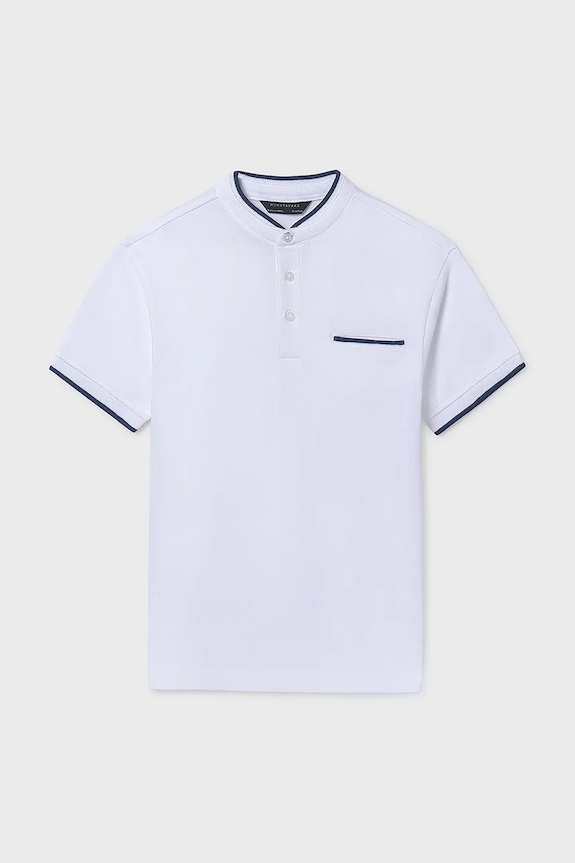 Mayoral gyerek pamut póló pamut fehér 6163.7B.Junior.PPY2