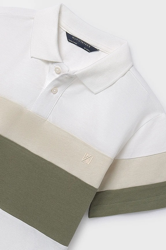 Αγορίστικα Παιδικά βαμβακερά μπλουζάκια πόλο Mayoral 6168.7G.Junior.PPY2 λευκό