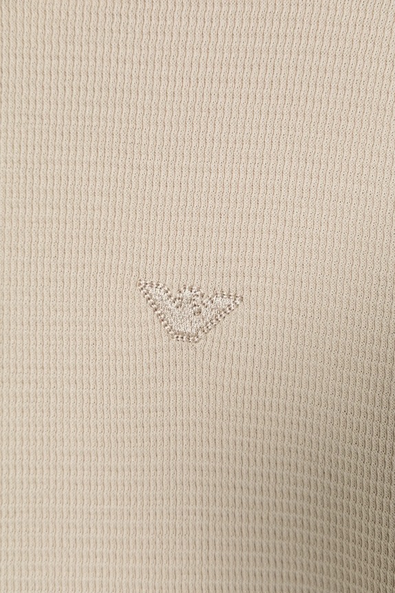 Chłopiec Emporio Armani polo bawełniane dziecięce EB000966.AF21879 beżowy