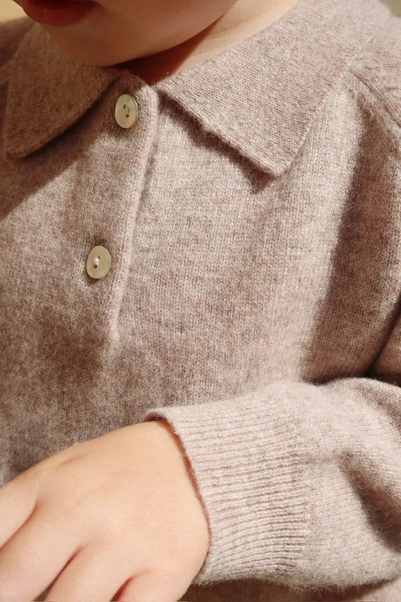 Konges Sløjd maglione in cotone bambini BASI POLO KS104662.PPY2