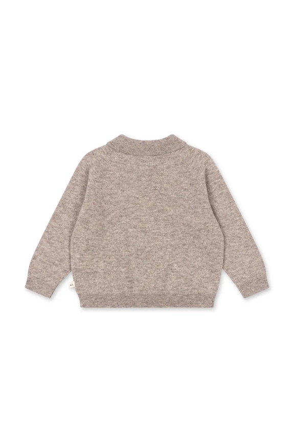 Konges Sløjd maglione in cotone bambini BASI POLO KS104662.PPY2 beige SS26