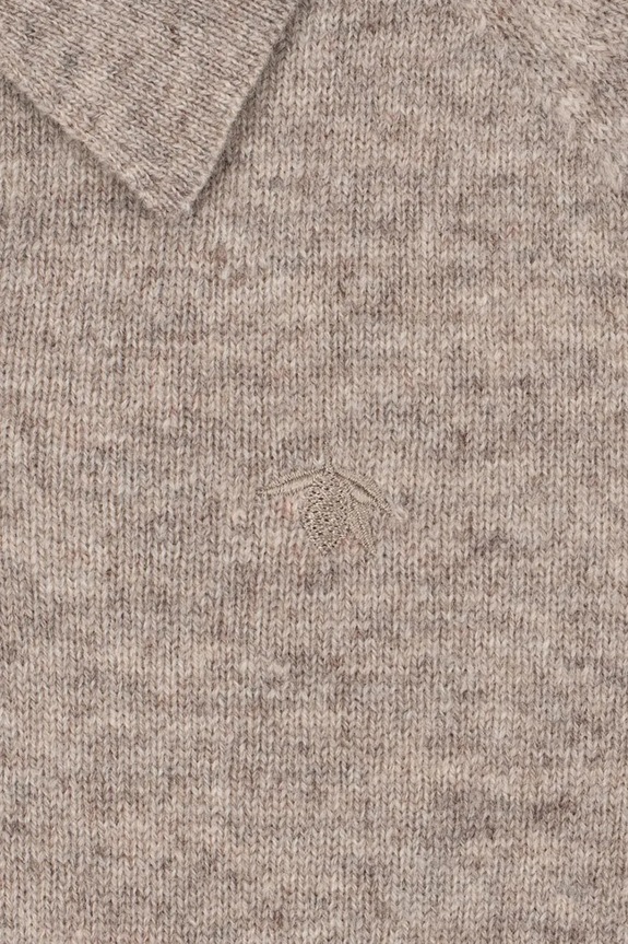 Konges Sløjd maglione in cotone bambini BASI POLO beige KS104662.PPY2