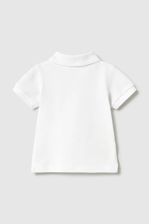 Mayoral Newborn tricou polo pentru copii 1102.1N.Newborn.PPY2 alb SS26