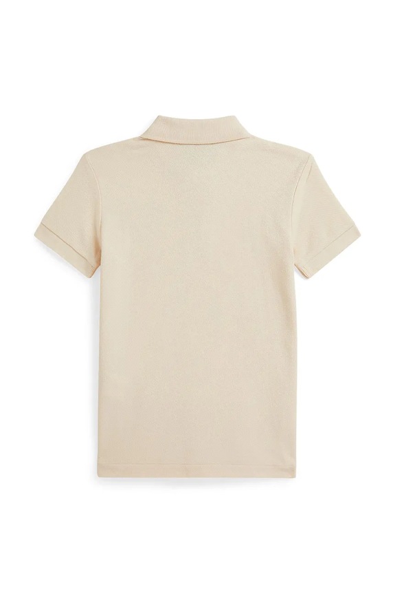 Polo Ralph Lauren tricouri polo din bumbac pentru copii 322703632508 bej SS26