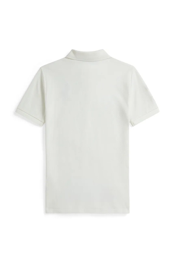 Polo Ralph Lauren polo bawełniane dziecięce 323703635506 biały SS26